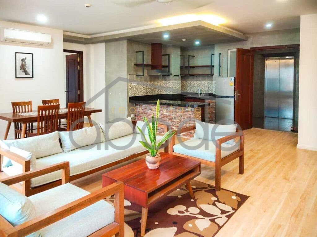 2 bedroom apartment for rent central Phnom Penh