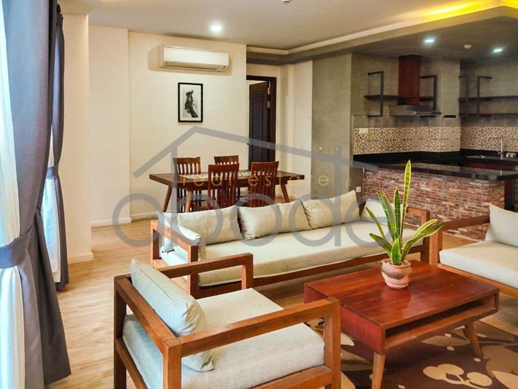 2 bedroom apartment for rent central Phnom Penh