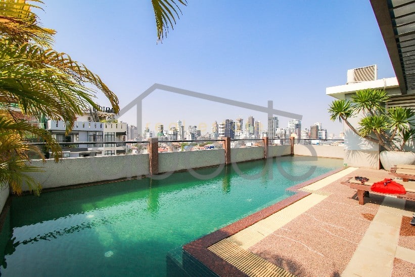 2-bedroom apartment swimming pool for rent phnom penh