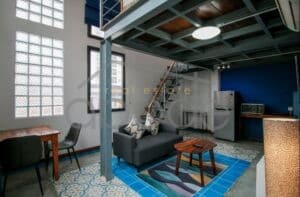 Industrial style apartment for rent BKK 3