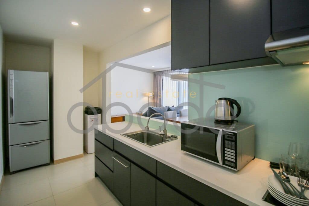 Japanese style 2-bedroom apartment for rent BKK 1