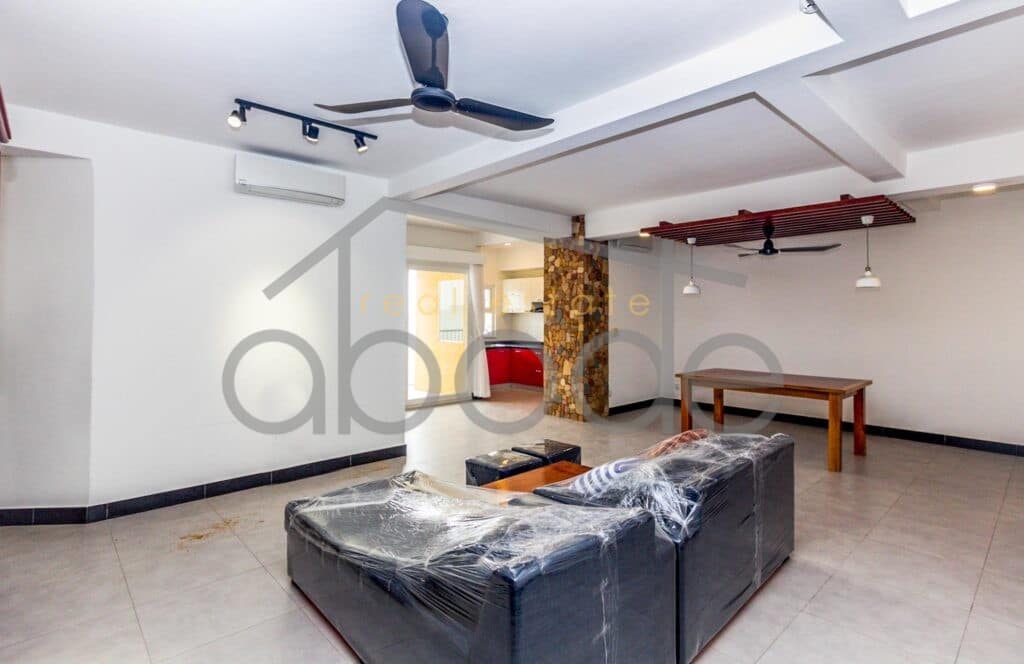 Large 1 bedroom apartment Aeon Mall for rent Tonle Bassac