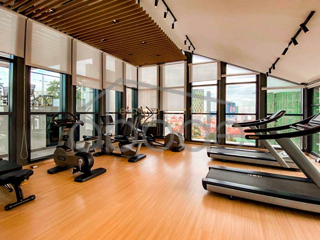 luxury 1 bedroom serviced apartment near embassies for rent Tonle Bassac