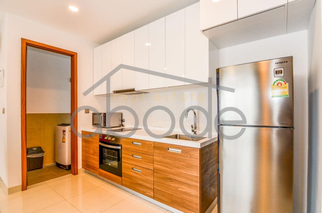 luxury 1 bedroom serviced apartment near embassies for rent Tonle Bassac