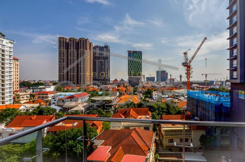 luxury 1 bedroom serviced apartment near embassies for rent Tonle Bassac