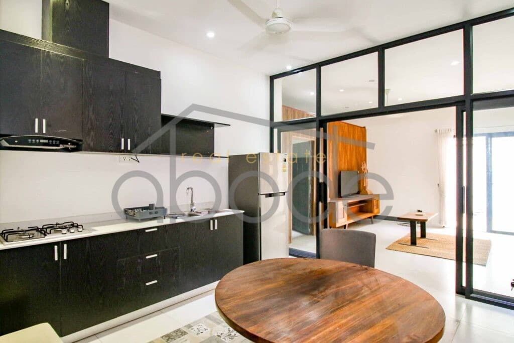 1 bedroom apartment terrace for rent Wat Phnom