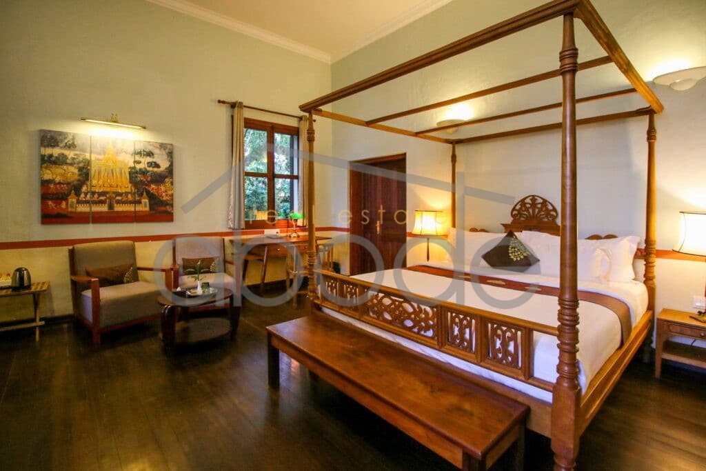Luxury colonial hotel for sale Chhlong Kratie Province