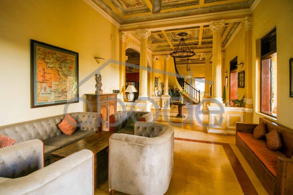 Luxury colonial hotel for sale Chhlong Kratie Province