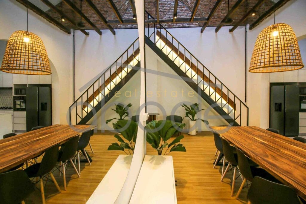 Renovated Modern Colonial style 4 bedroom apartment for rent Daun Penh