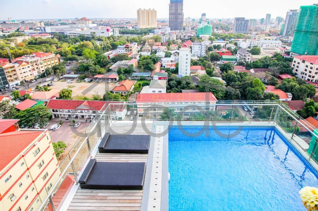 1 bedroom apartment for rent Bassac Lane BKK 1