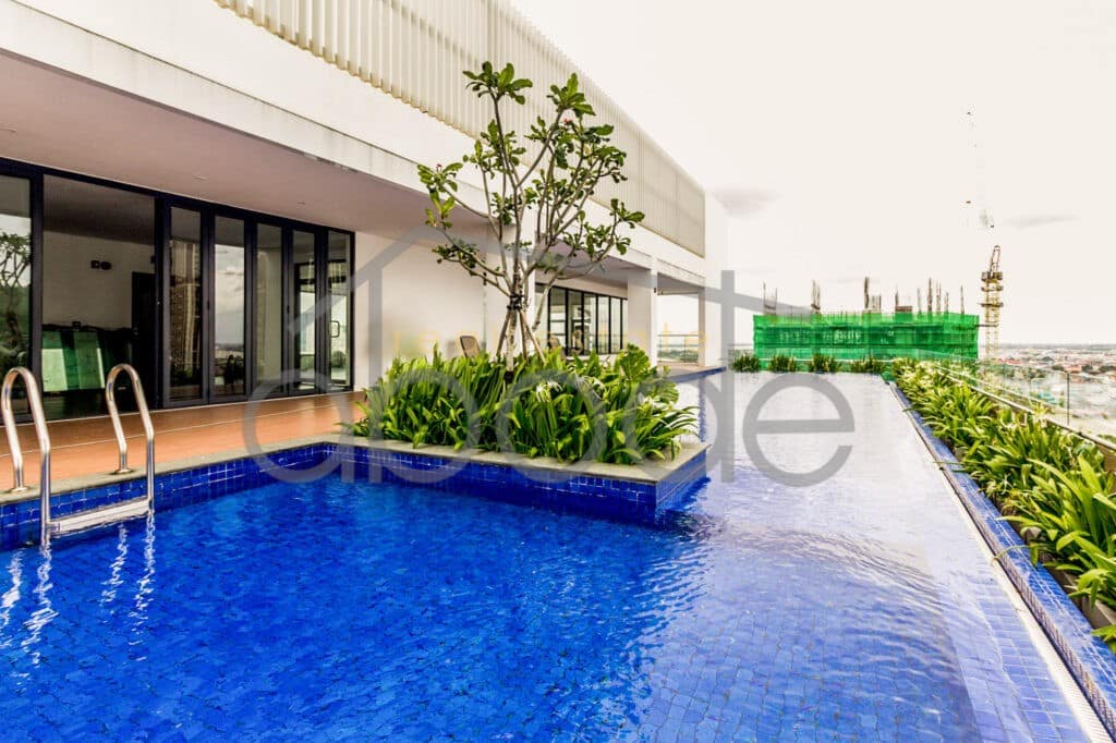 1 bedroom apartment for rent Embassy Residence Tonle Bassac