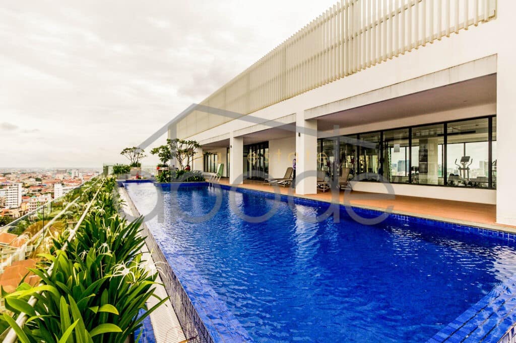 1 bedroom apartment for rent Embassy Residence Tonle Bassac