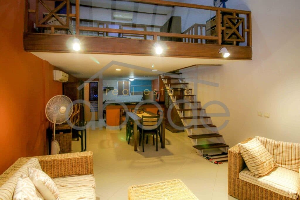 1-bedroom duplex Riverside apartment for sale Daun Penh