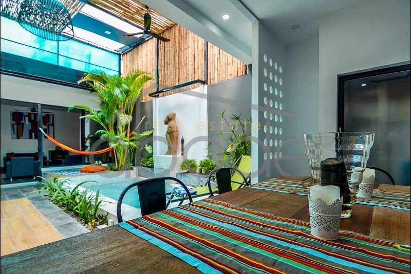 2 bedroom renovated villa for rent Tonle Bassac