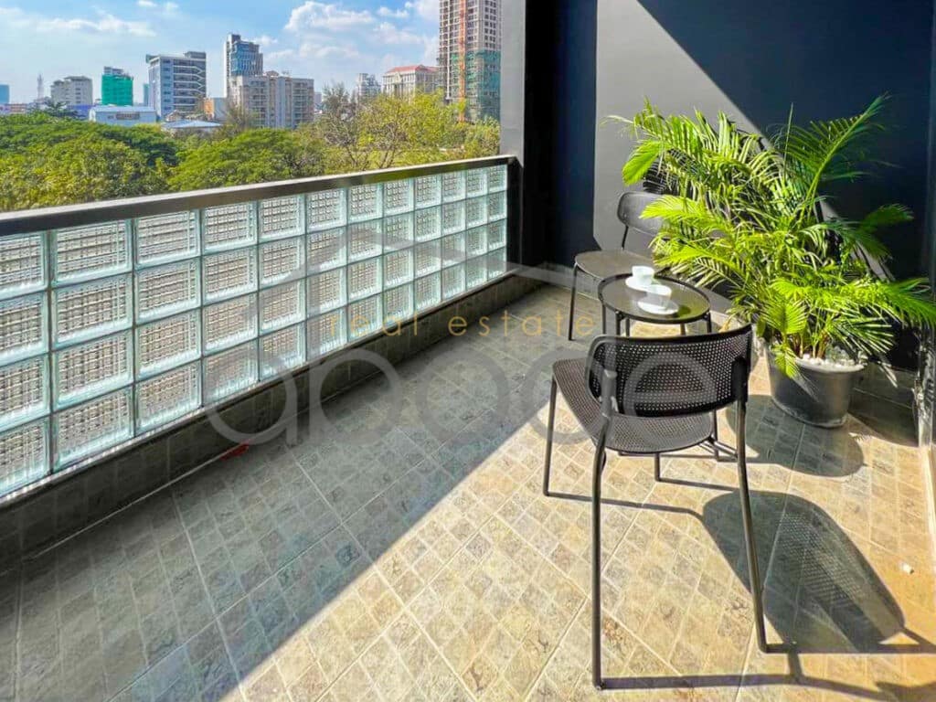 2 bedroom luxury apartment for rent BKK1 central Phnom Penh