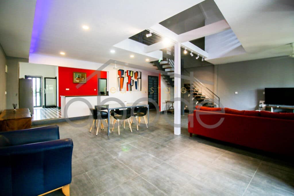 3 bedroom apartment Bassac River for rent Phnom Penh