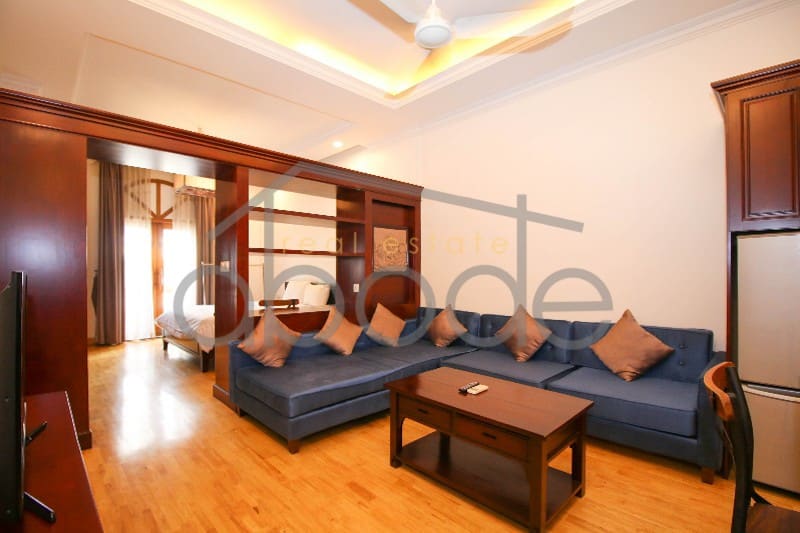 Luxury modern Khmer style 1 bedroom apartment BKK 1
