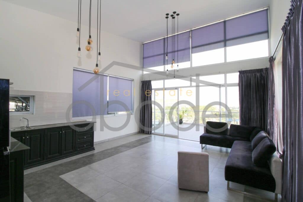 Penthouse apartment river views for rent Bassac Lane