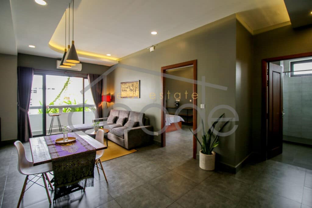 1 bedroom apartment Tonle Bassac BKK 1