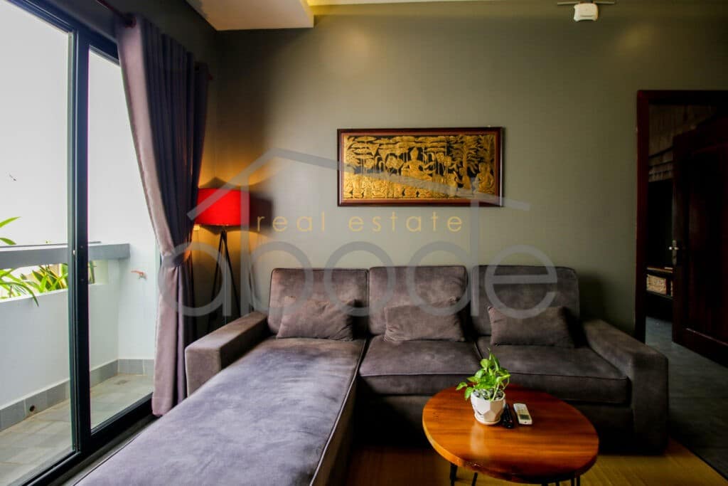 1 bedroom apartment Tonle Bassac BKK 1