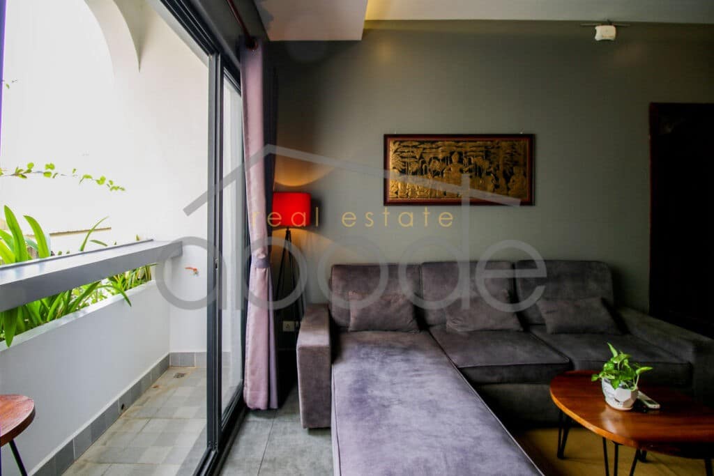1 bedroom apartment Tonle Bassac BKK 1