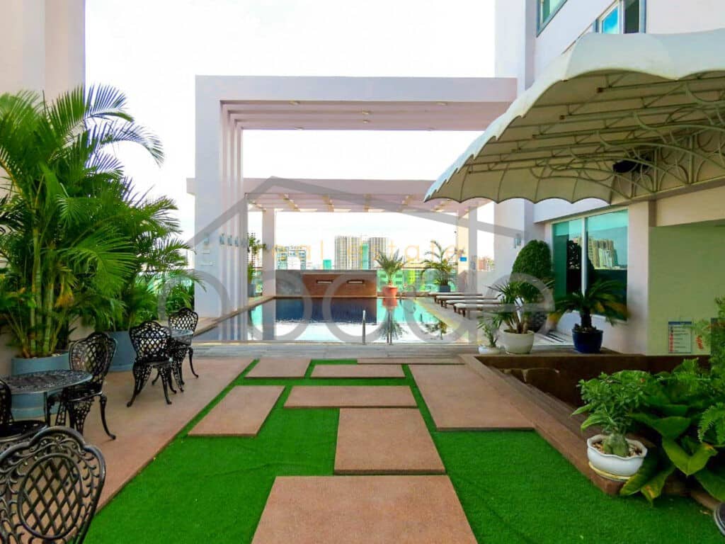 2 bedroom apartment for rent BKK 3 central Phnom Penh