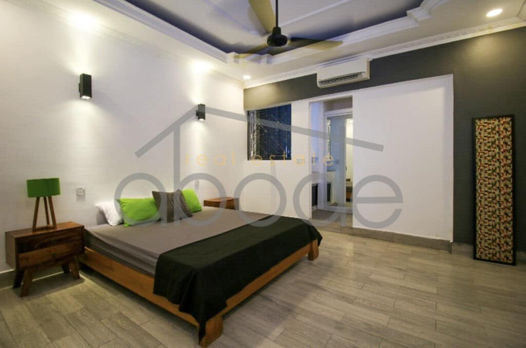 2 bedroom designer apartment for rent Daun Penh central Phnom Penh