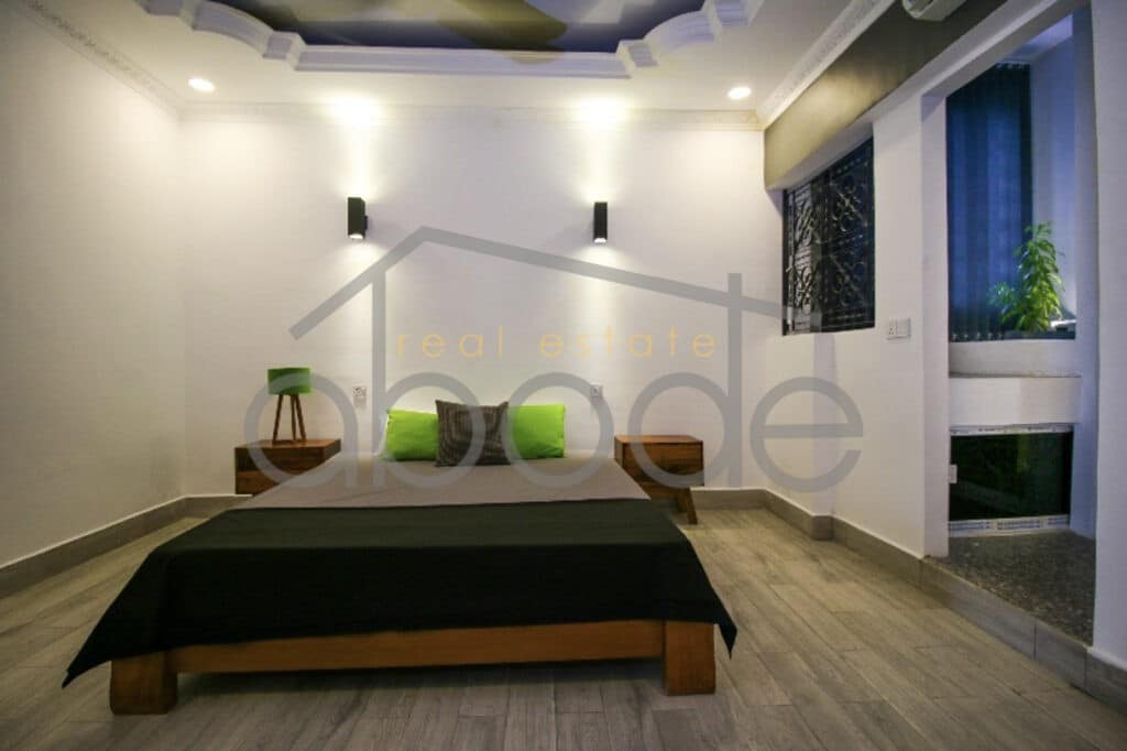 2 bedroom designer apartment for rent Daun Penh central Phnom Penh