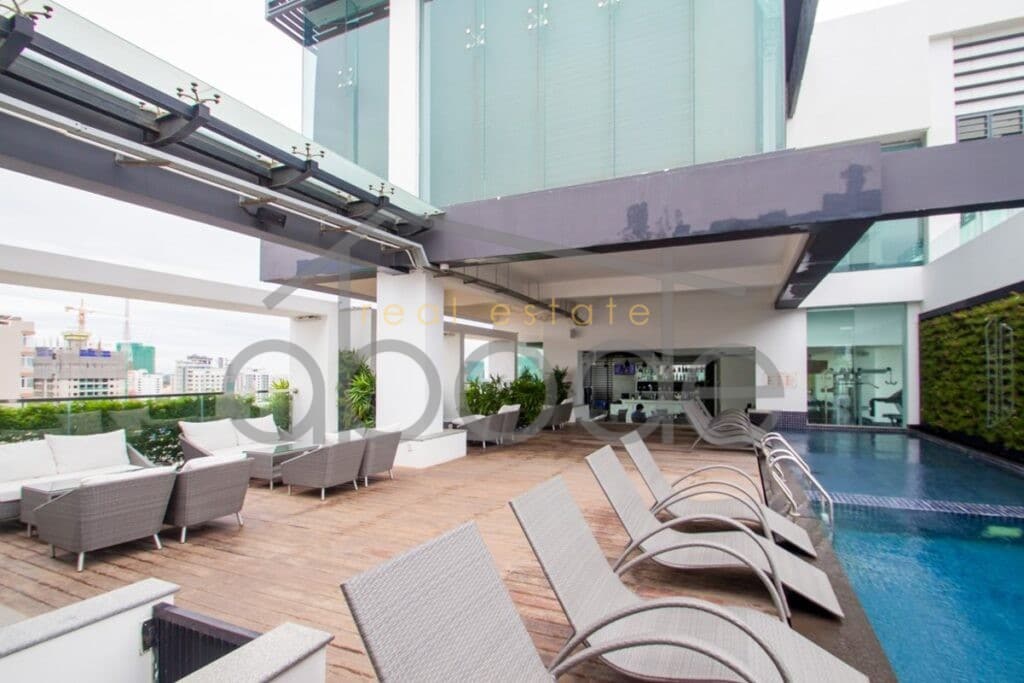 2 bedroom serviced apartment for rent BKK 1
