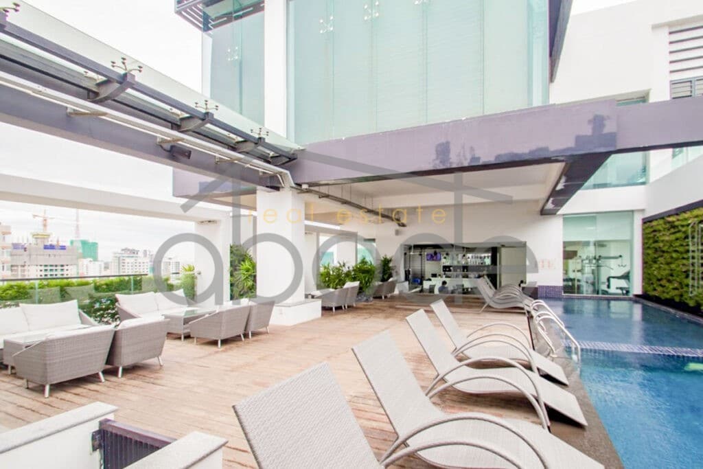 Serviced studio apartment for rent BKK 1