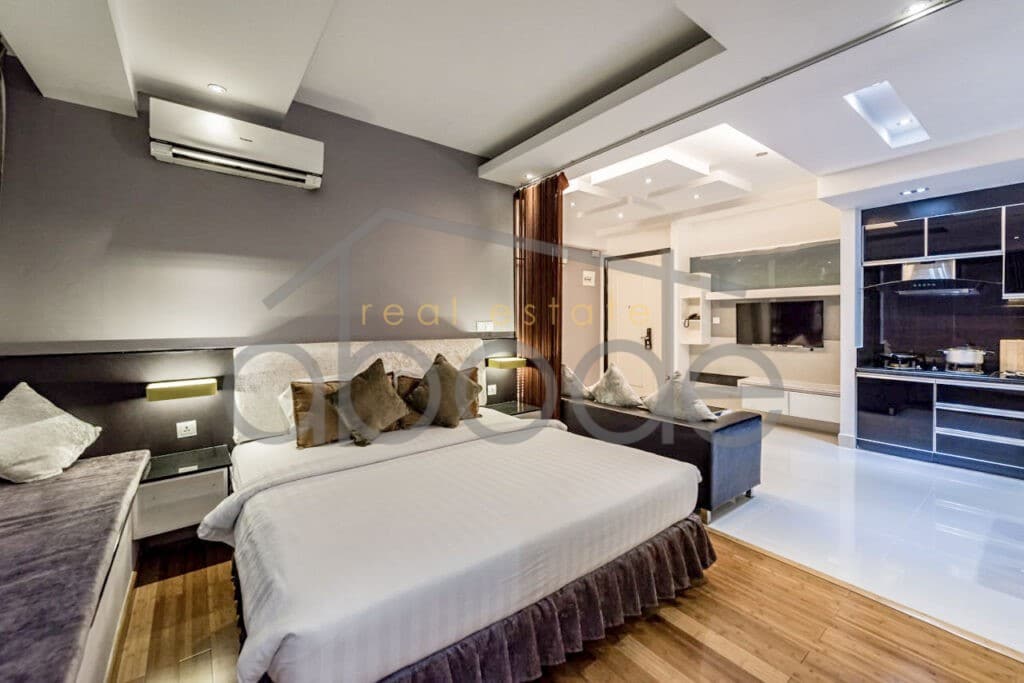 Serviced studio apartment for rent BKK 1