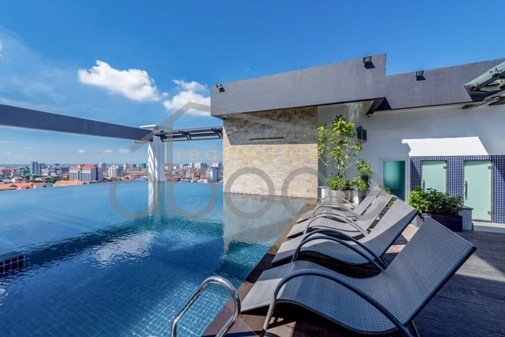 Serviced studio apartment for rent BKK 1