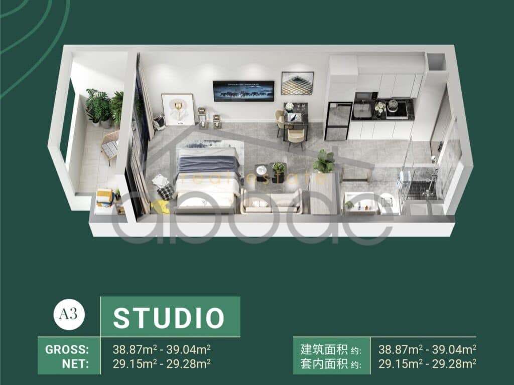 Studio apartment for sale BKK 1 central Phnom Penh