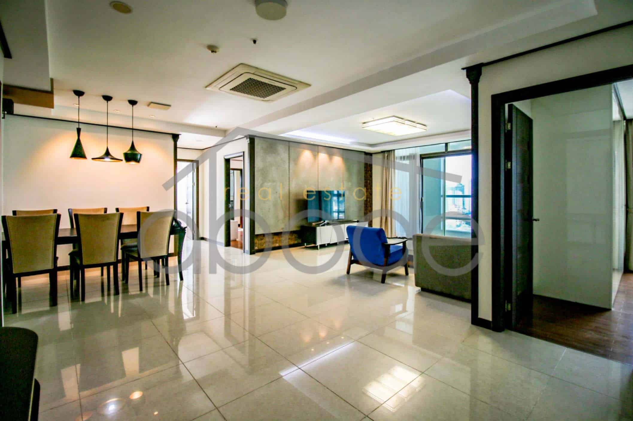 High quality 3-bedroom apartment for rent BKK 1 | central Phnom Penh