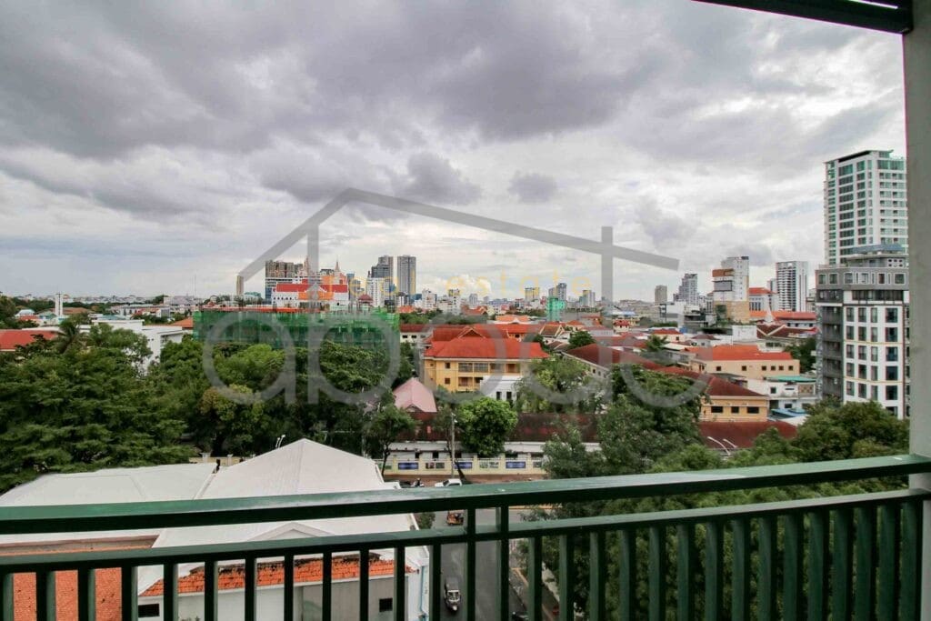 2 bedroom serviced apartment for rent BKK 1 Phnom Penh
