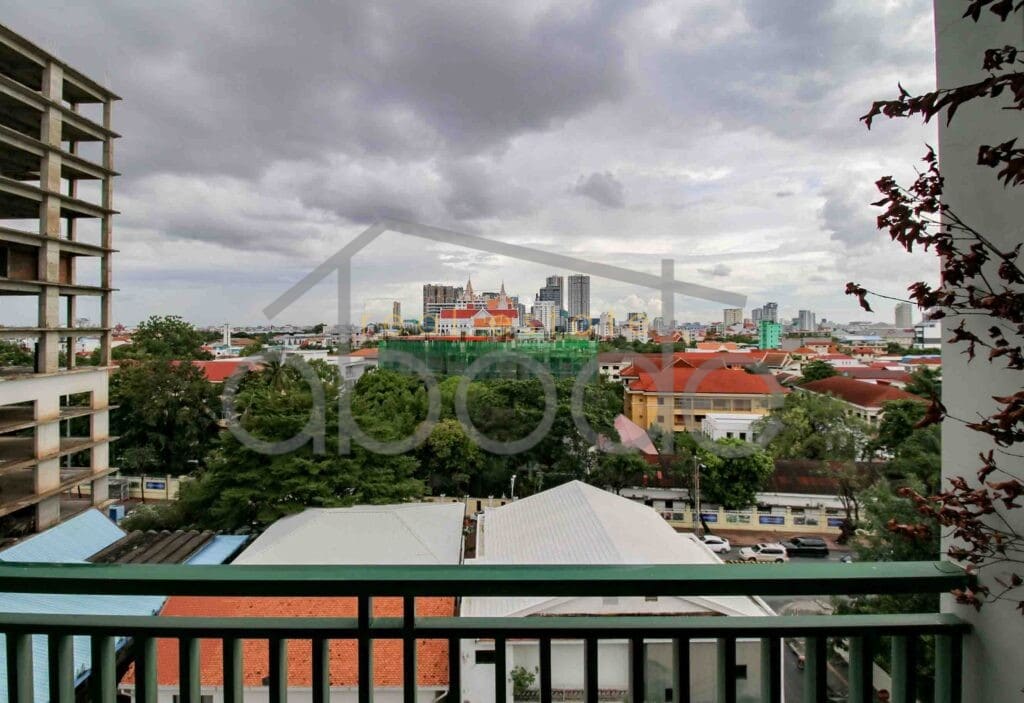 2 bedroom serviced apartment for rent BKK 1 Phnom Penh