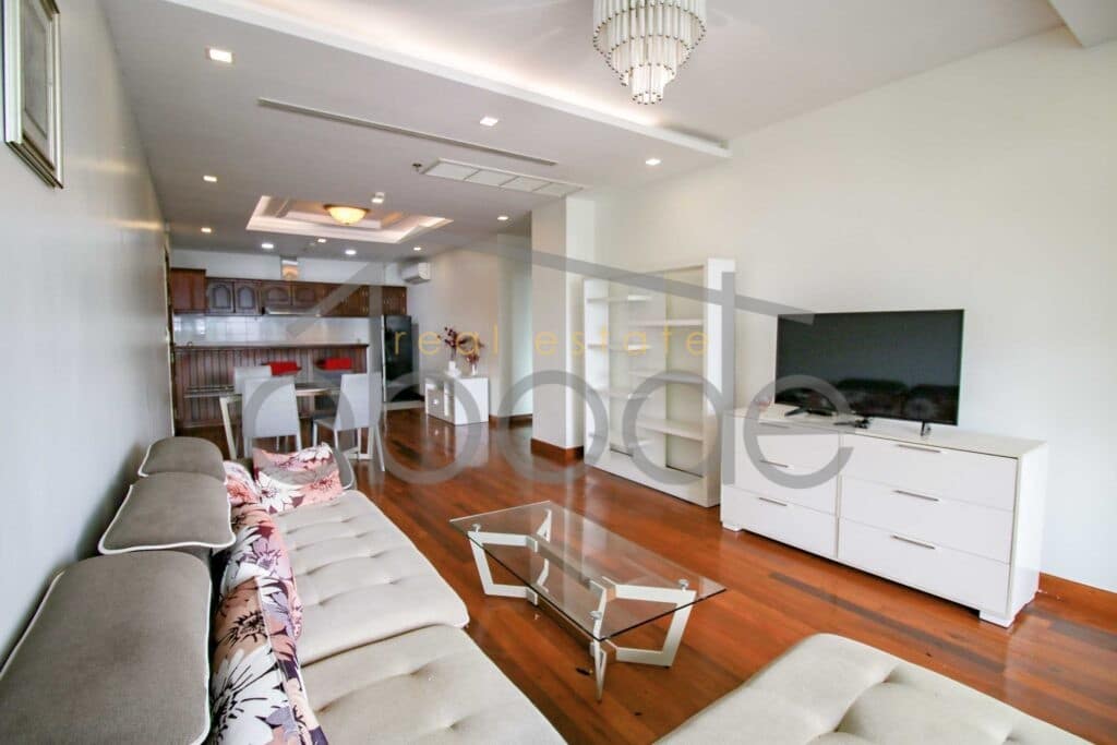 2 bedroom serviced apartment for rent BKK 1 Phnom Penh