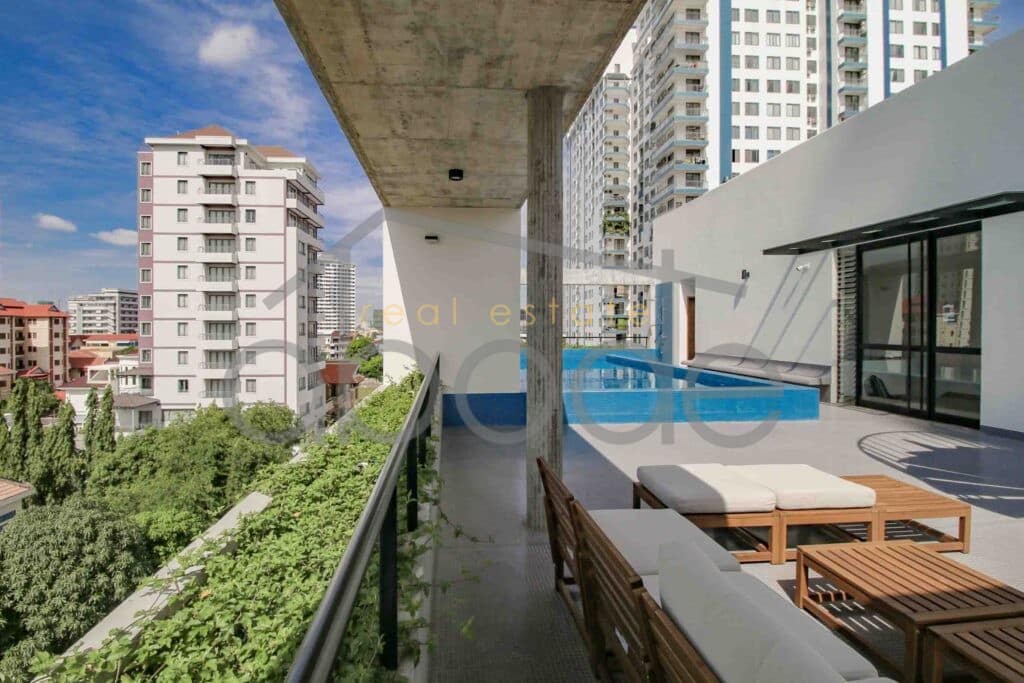 Modern 4 bedroom apartment for rent Chroy Changvar Swimming Pool