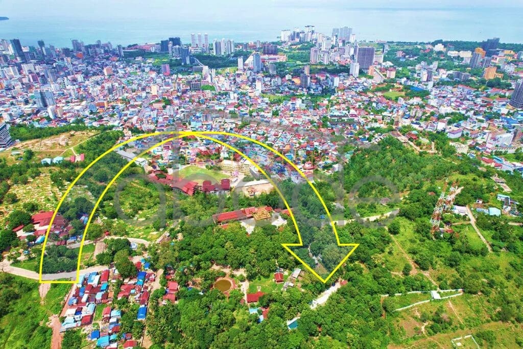 Resort garden setting for sale Sihanoukville