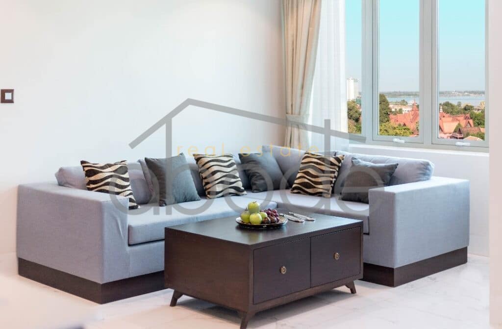 2-bedroom apartment for rent Daun Penh central Phnom Penh
