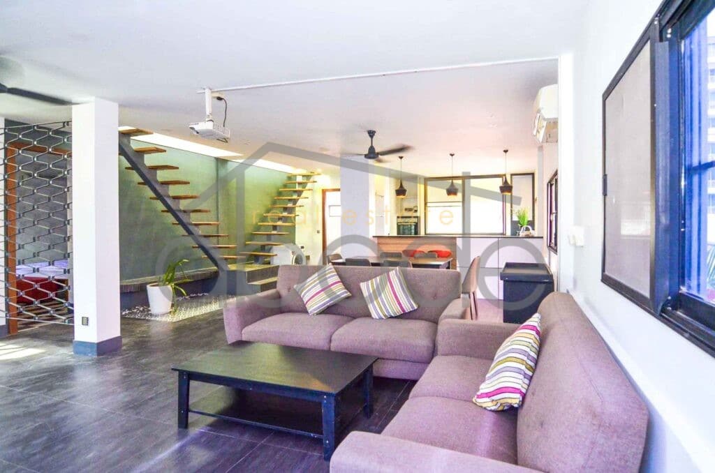 3 bedroom duplex near BKK 1 Prampi Makara