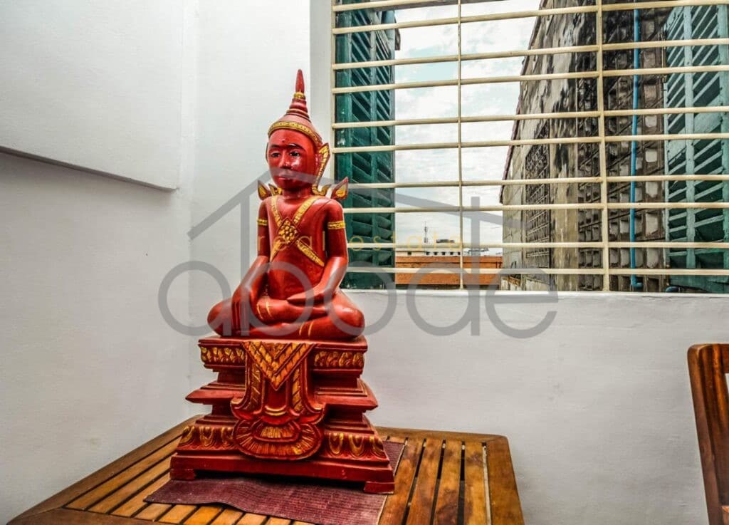 Large 2 bedroom apartment roof terrace for sale Daun Penh