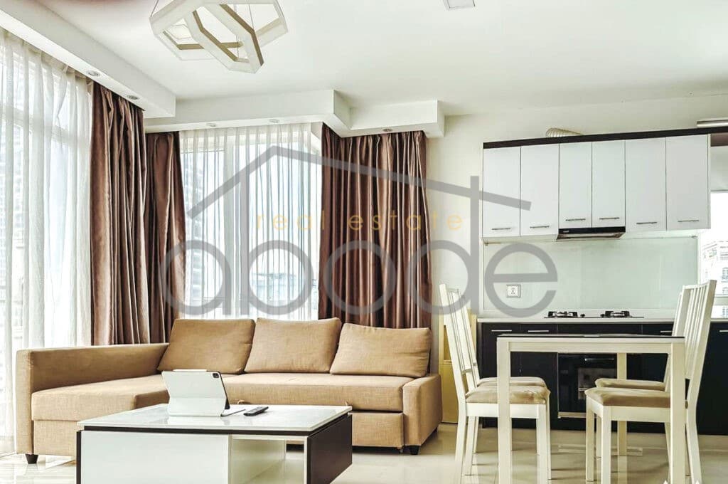 Luxury 2-bedroom apartment with rooftop swimming pool for rent Bassac Lane