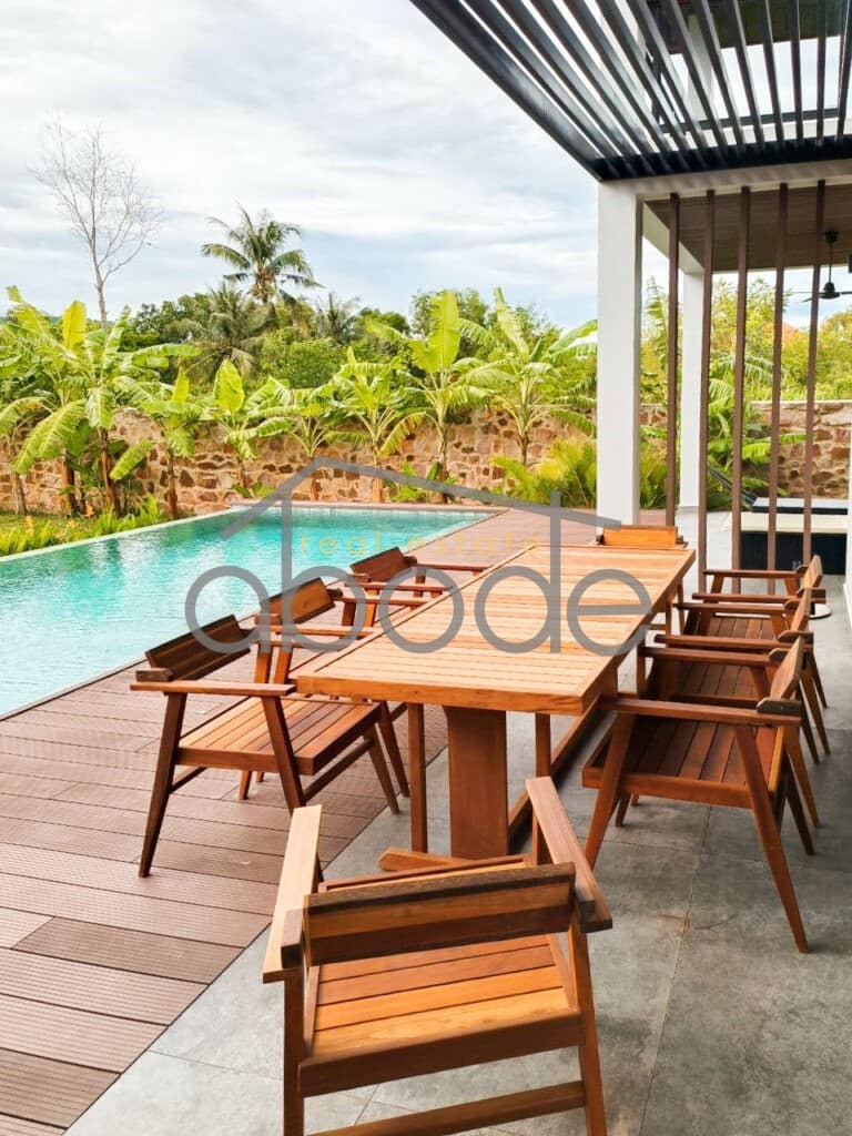 Modern villa swimming pool for sale Kampot