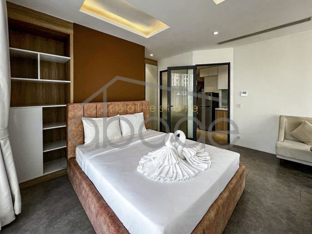 1 bedroom luxury apartment for rent AEON Mall Tonle Bassac central Phnom Penh