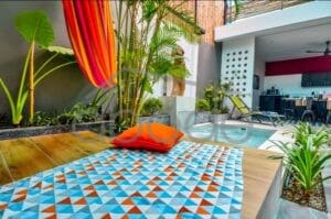 TLBB.C1 2 bedroom post colonial villa for rent Tonle Bassac
