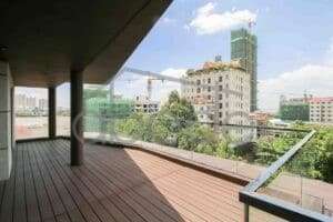 3 bedroom penthouse apartment for rent Wat Phnom Daun Penh