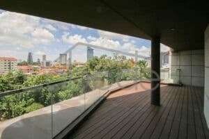 3 bedroom penthouse apartment for rent Wat Phnom Daun Penh