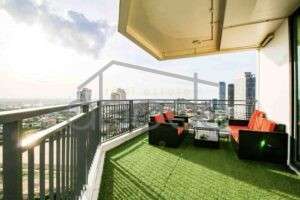 4 bedroom penthouse apartment for rent Chroy Changvar