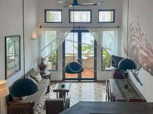 2 bedroom duplex apartment colonial Riverside Daun Penh for rent